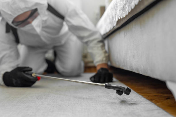 Professional Emergency Pest Control technician working in Bloomsburg, PA